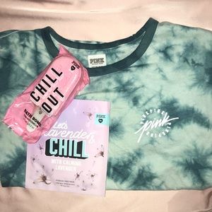 PINK Bundle; Shirt, Bath Bomb, and Face Mask